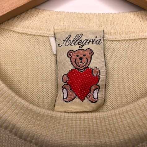 Maglione Allegria Vintage, Made in Italy, LanaAcrilico, Ottimo Stato, Taglia Un