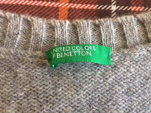 Maglione NUOVO grigio Benetton
