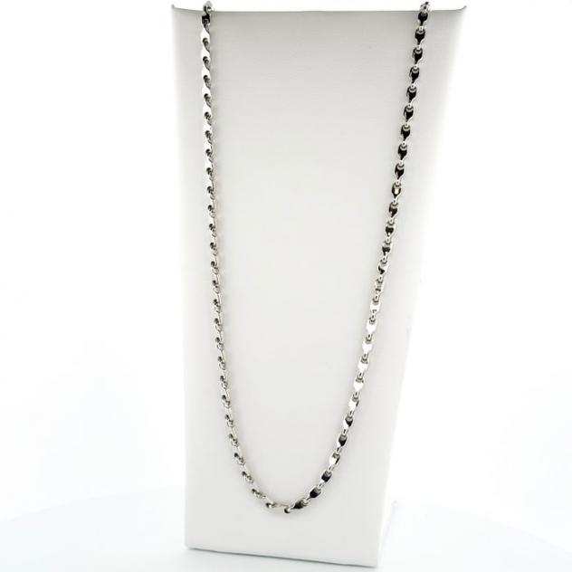 Maistrello - 11.3 gr - 50 cm - 18 Kt - Collana Oro bianco