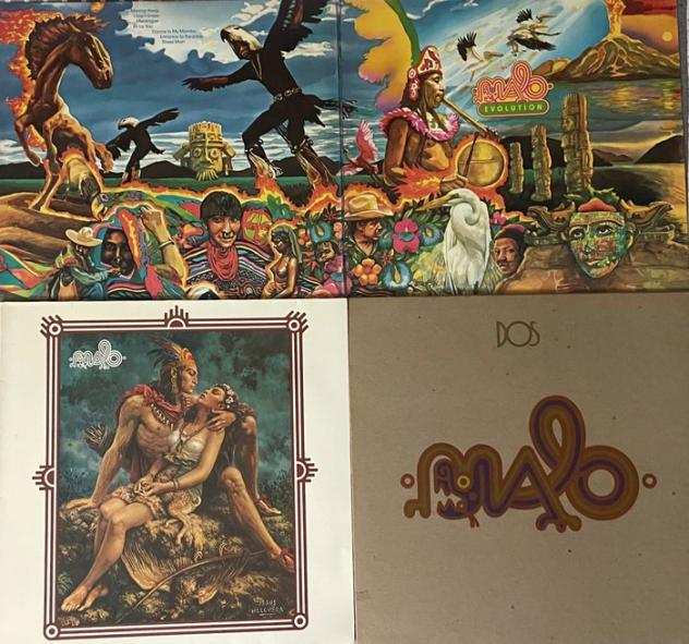 Malo - 1 , DOS , Evolution - Titoli vari - LP - 1973