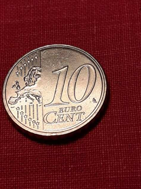 Malta 10 cent 2008 con F Rara