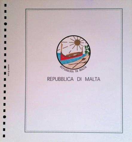 Malta 19751990 - Collezione in fogli Marini con taschine