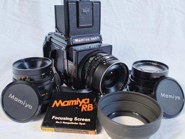 Mamiya-Sekor RB 67 Pro  140 mm macro 90mm 65mm Fotocamera medio formato