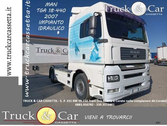 MAN TGA 18.440 ndash 2007 ndash TRATTORE STRADALE ndash IMPIANTO IDRAULICO ndash EURO 4