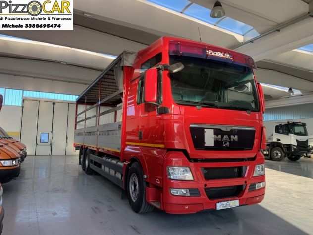 MAN TGX 26.480 CENTINATO 9,20 E RIMORCHIO BIGA