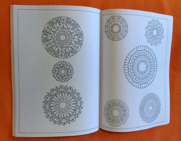 Mandala - libro da colorare - antistress - colouring book  2 regali