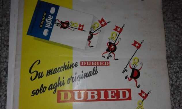 Manifesto pubblicitario dubied - 1953