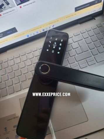 Maniglia porta serratura elettronica smart key  impronta digitalekit compl