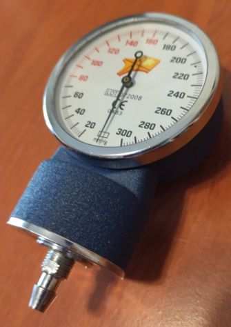 Manometro per Sfigmomanometro - Nuovo - Diam 50mm - scala 0-300 mmHg