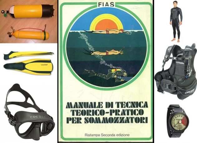 MANUALE DI TECNICA TEORICO-PRATICO PER SOMMOZZATORI, FIAS 1980.