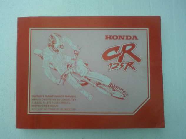Manuale Honda CR 125