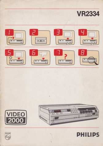 manuale in italiano VCR video 2000