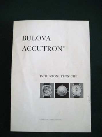 Manuale Tecnico quot Bulova Acutron quot originale