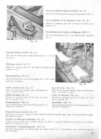 Manuale uso e manutenzione e catalogo dei ricambi per trattore ITMA Nike 301