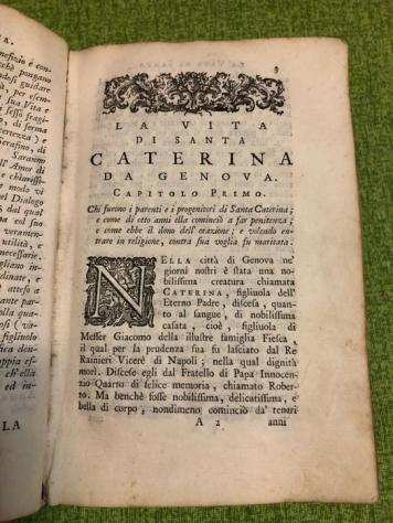 Marabotto Cattaneo - Vita mirabile, e dottrina celeste di Santa Caterina Fiesca Adorna da Genova - 1743