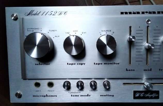 Marantz Model 1152 DC amplificatore integrato 1975 (LEGGERE BENE ANNUNCIO)