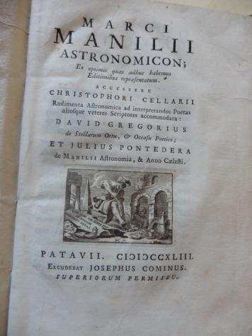 Marco Manilio - Astronomicon - 1743