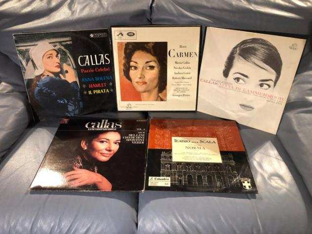 Maria Callas - Lotto di 1 cofanetto di 3 LP Carmen (Bizet)  4 LP 33 giri dellincomparabile Callas - Titoli vari - Cofanetto LP - Prima stampa - 195