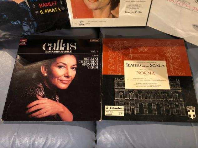 Maria Callas - Lotto di 1 cofanetto di 3 LP Carmen (Bizet)  4 LP 33 giri dellincomparabile Callas - Titoli vari - Cofanetto LP - Prima stampa - 195