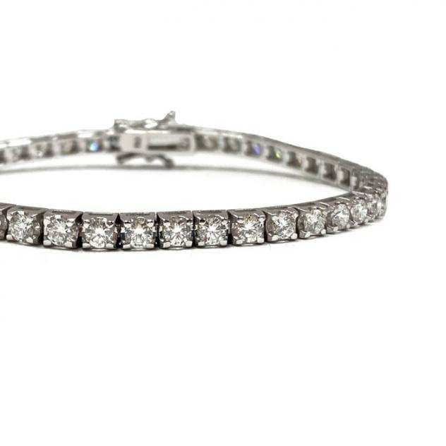 Marika - Bracciale Tennis - 18 carati Oro bianco - Bracciale - 4.50 ct Diamante