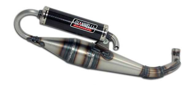 Marmitta scarico Giannelli Shot V 4 per Mbk Booster Malaguti F 12 Piaggio Zip