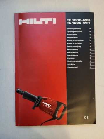 Martello HILTI Abbruchte TE 1500-AVR, 30 Joule, NUOVO, simile. TE1000, TE2000