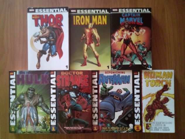 Marvel Essential-Thor-Hulk-Iron Man-Ant Man-Captain Marvel-Doctor Strange