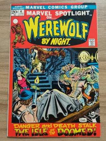 Marvel Spotlight on Werewolf by Night  4 - Last Werewolf by Night First appearance of Buck Cowan - 1 Comic - Prima edizione - 1972