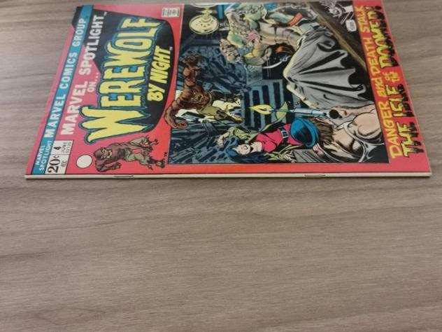 Marvel Spotlight on Werewolf by Night  4 - Last Werewolf by Night First appearance of Buck Cowan - 1 Comic - Prima edizione - 1972
