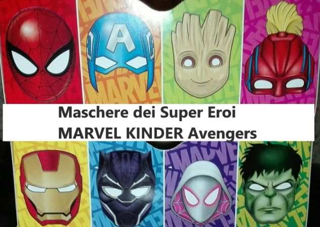 Maschere Super Eroi MARVEL KINDER Avengers Nuove.