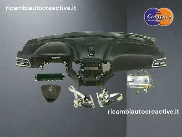 Maserati Ghibli Cruscotto Airbag Kit Completo Ricambi auto Creactive.it