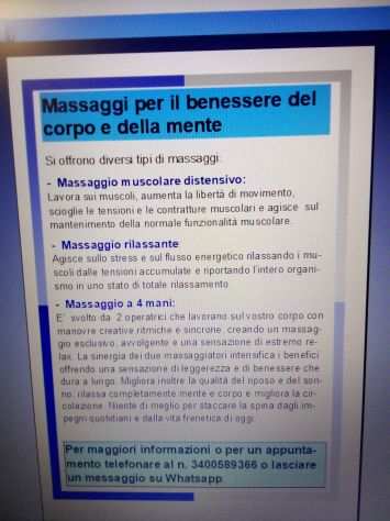 Massaggiare egodersi un bel momento relax