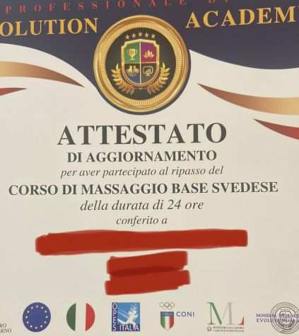 Massaggiatore sportivo professionale