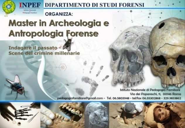Master in Antropologia e Archeologia Forense