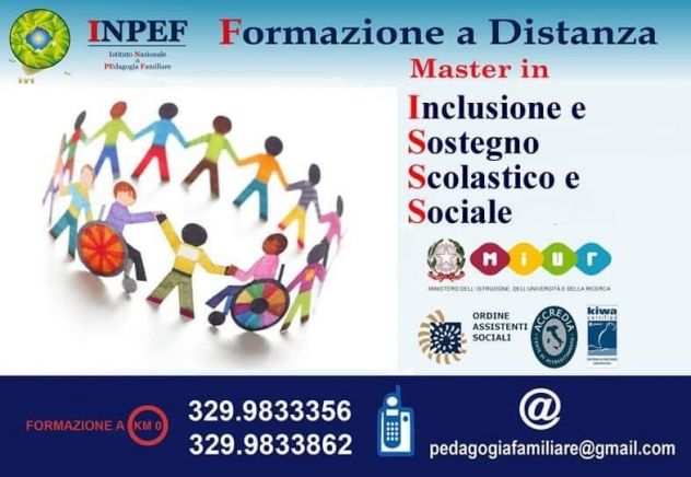 Master in Inclusione e Sostegno Scolastico e Sociale