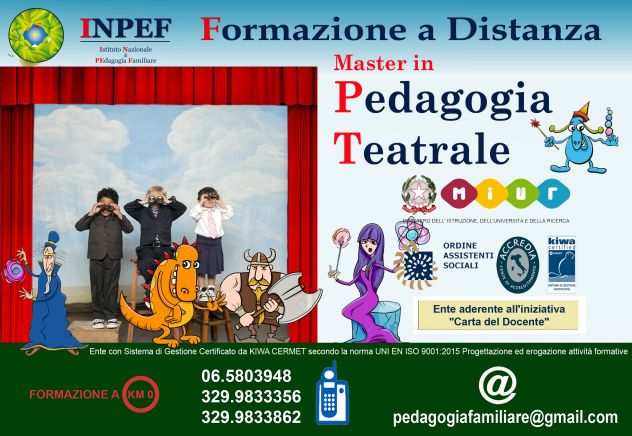 Master in Pedagogia Teatrale