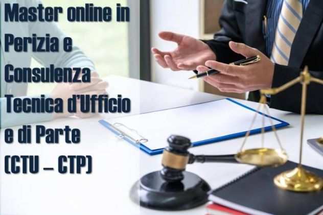 MASTER IN PERIZIA TECNICA E CONSULENZA FORENSE