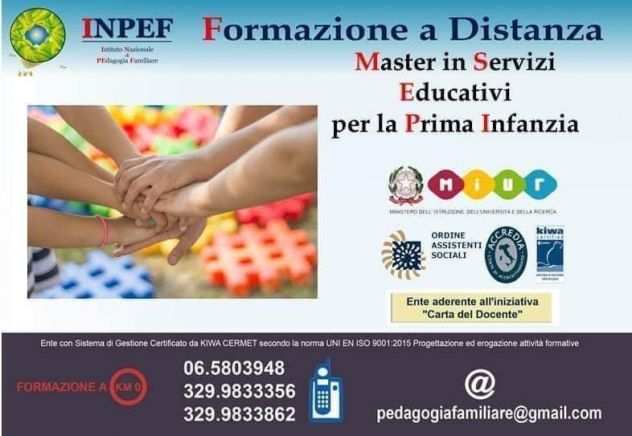 Master in Servizi Educativi per la prima Infanzia