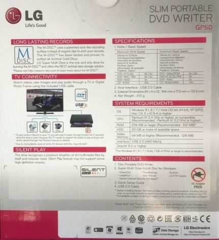 Masterizzatore DVD esterno