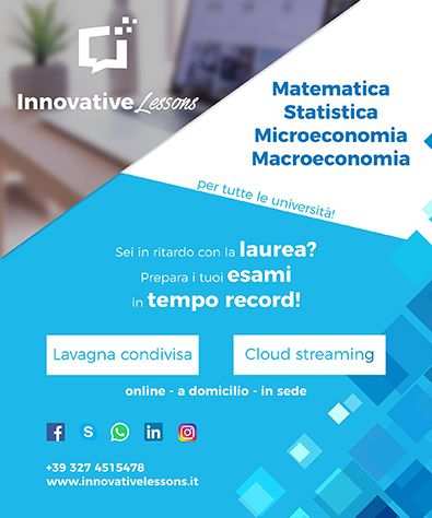 Matematica - Statistica - Microeconomia -Macroeconomia -Economia Politica