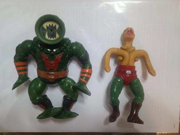 Mattel - Action figure 1984 Masters of the Universe, Leech Motu Moc amp King Hiss - 1980-1990