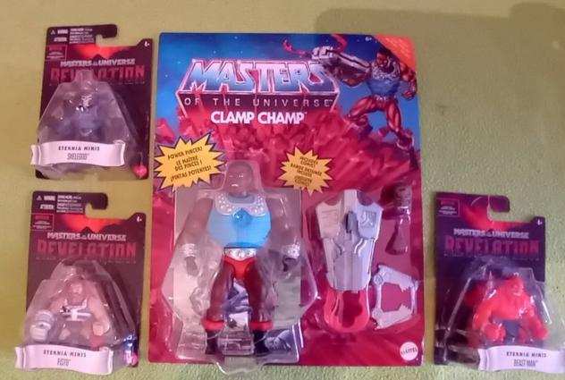 Mattel - Action figure Masters of the Universe Clamp Champ, Beast Man, Skelegod, Fisto - Cina