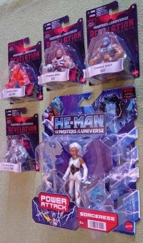 Mattel - Action figure Masters of Universe Sorceress, Fisto, Faker Metallic faker, Beast man - 2000-2010 - Asia