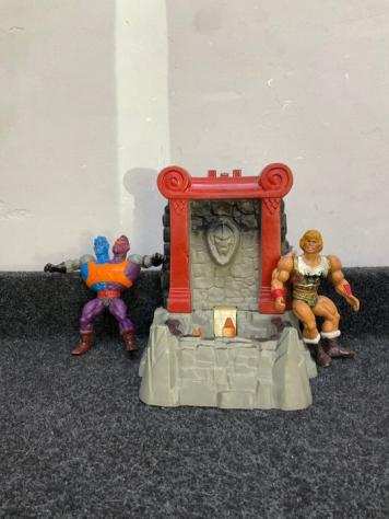 Mattel - Masters of the Universe  Motu - Statuetta Slim Pit anni 80 e 2 personaggi - 1980-1989