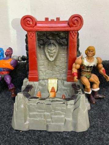 Mattel - Masters of the Universe  Motu - Statuetta Slim Pit anni 80 e 2 personaggi - 1980-1989