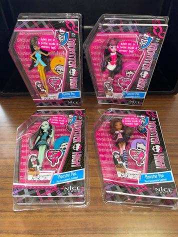 Mattel - Serie completa 4 Monster pen  Monster High  Mattel 2012 - Penna