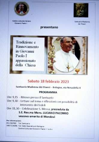 Mattinata dedicata al beato Papa Luciani