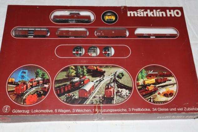 Maumlrklin H0 - 2875 - Set di treni (1) - BR 212 con 5 diversi carri merci e M-Rails - DB