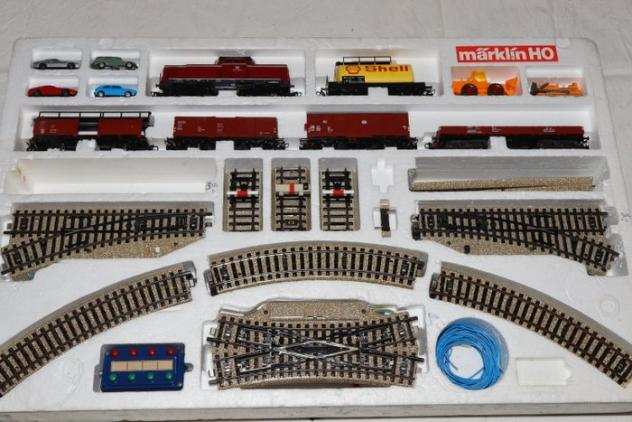 Maumlrklin H0 - 2875 - Set di treni (1) - BR 212 con 5 diversi carri merci e M-Rails - DB