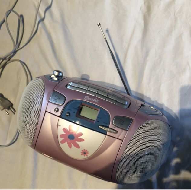 Mayel 2001 Barbie BE-497 CDCassette Radio Player (usato)